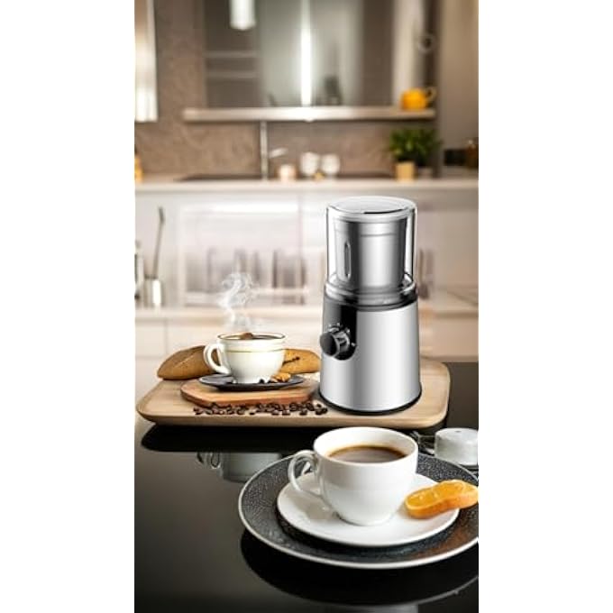 Honwor Electric Spice  Coffee Grinder With Large Capacity  Powerful Motor  Removable Stainless Steel Bowl For Spices Herbs Nuts  Grains - Image 4