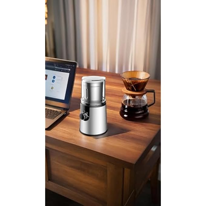 Honwor Electric Spice  Coffee Grinder With Large Capacity  Powerful Motor  Removable Stainless Steel Bowl For Spices Herbs Nuts  Grains - Image 3