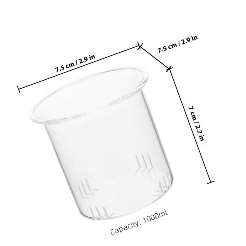 Glass Tea Strainer Filter Removable Infuser for 1000ml Teapot Loose Leaf Brewing - Image 3
