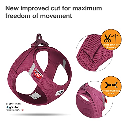 Curli Vest Harness curli Clasp AirMesh Ruby 2XS - Image 3