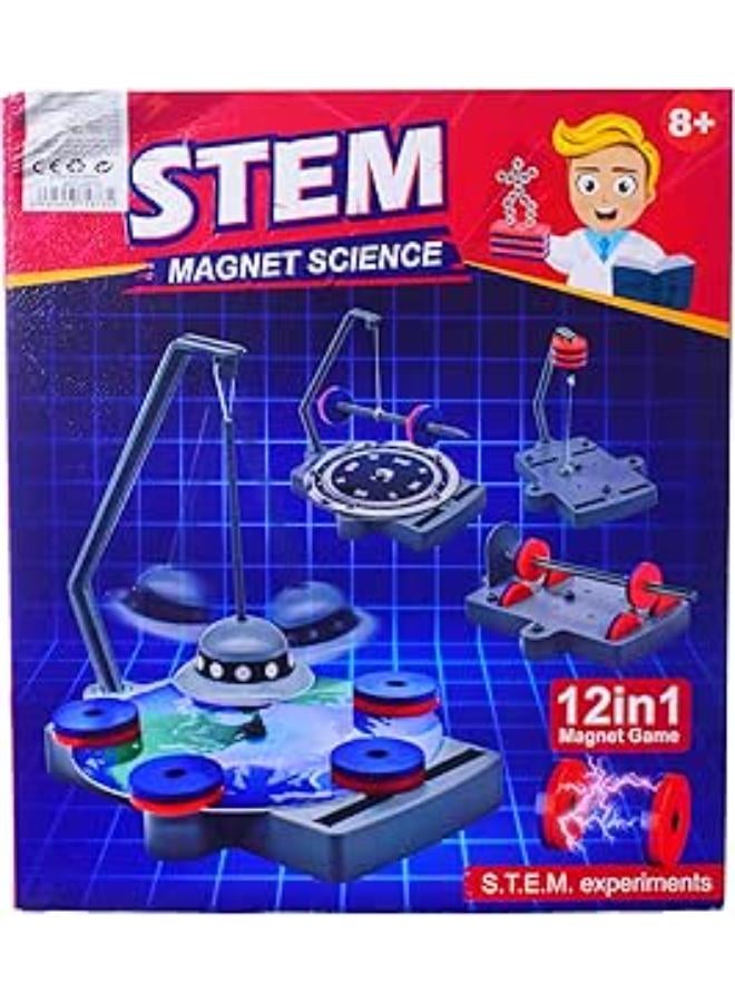 مجموعة علوم المغناطيس 12 في 1