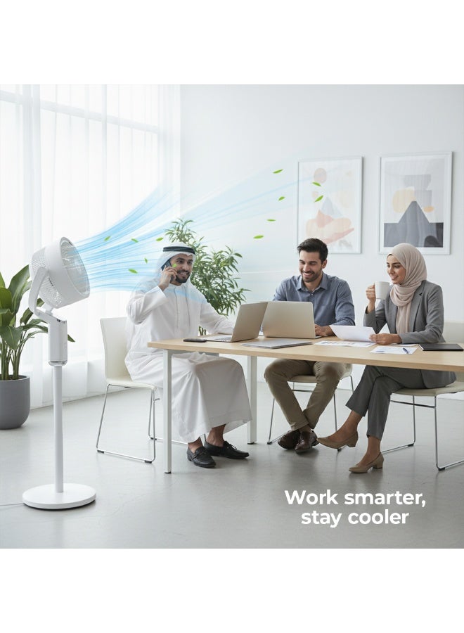 توبيز مروحة توبيز ACF-01 الكهربائية بقوة رياح قوية 40 واط، تحكم عن بعد، دوران قابل للتعديل، مستويات سرعة متعددة لغرفة النوم والمكتب - Image 3