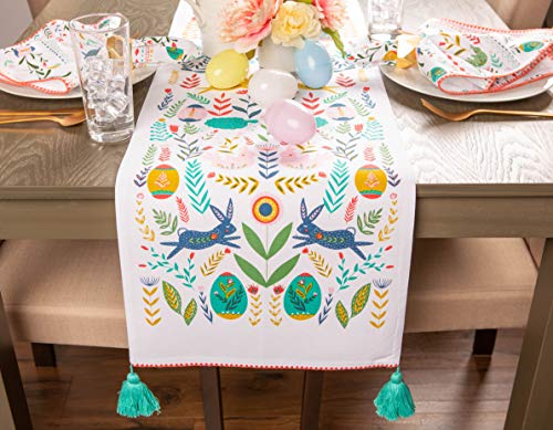 DII Easter Folk Collection, Kitchen Tabletop, Table Runner, 14x72, Easter Folk - Image 4