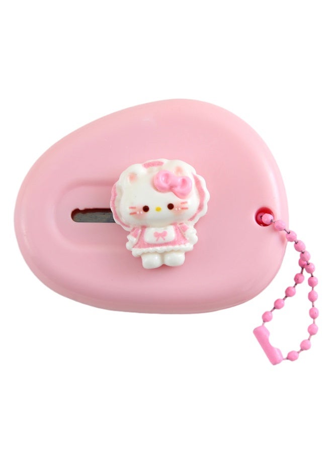 Cute Cartoon Themed Utility Knife Set 2 Piece Pink Mini Craft Knives with Adorable Character Design for Precise Cutting and Stylish Stationery Use - Image 2
