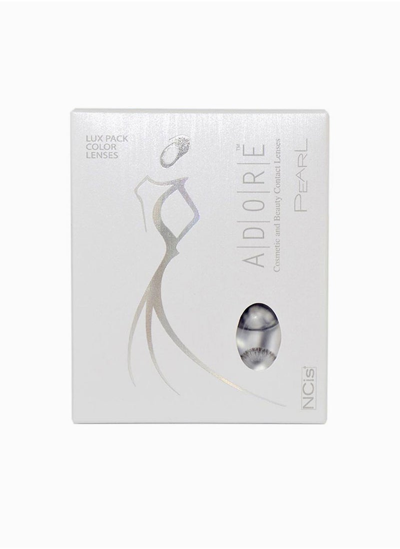 ADORE COSMETICS عدسات لاصقة ملونة شهرية باللون الأزرق اللؤلؤي  - Image 2