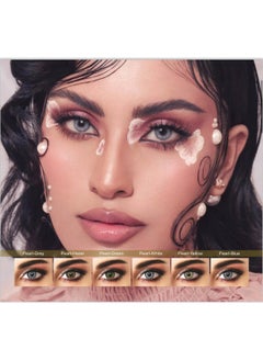ADORE COSMETICS Pearl-Blue Monthly Colored Contact Lenses  - Image 3