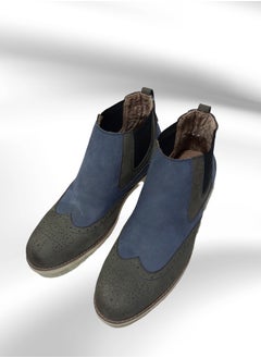 Meto Chukka brogue embossed boots in genuine natural leather  - Image 2