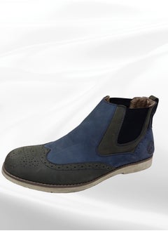Meto Chukka brogue embossed boots in genuine natural leather  - Image 3