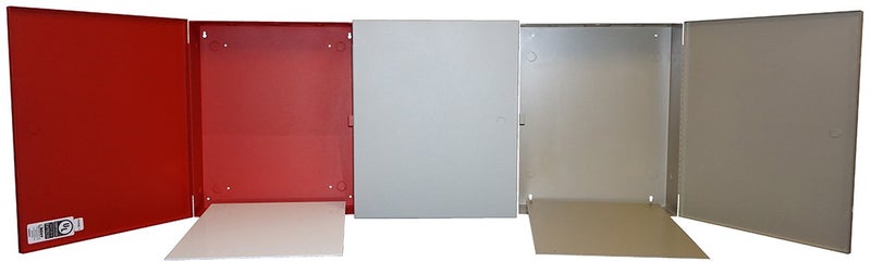 صندوق كهربائي ميار 15x18x4 باللون الأحمر مصنوع في الولايات المتحدة الأمريكية
