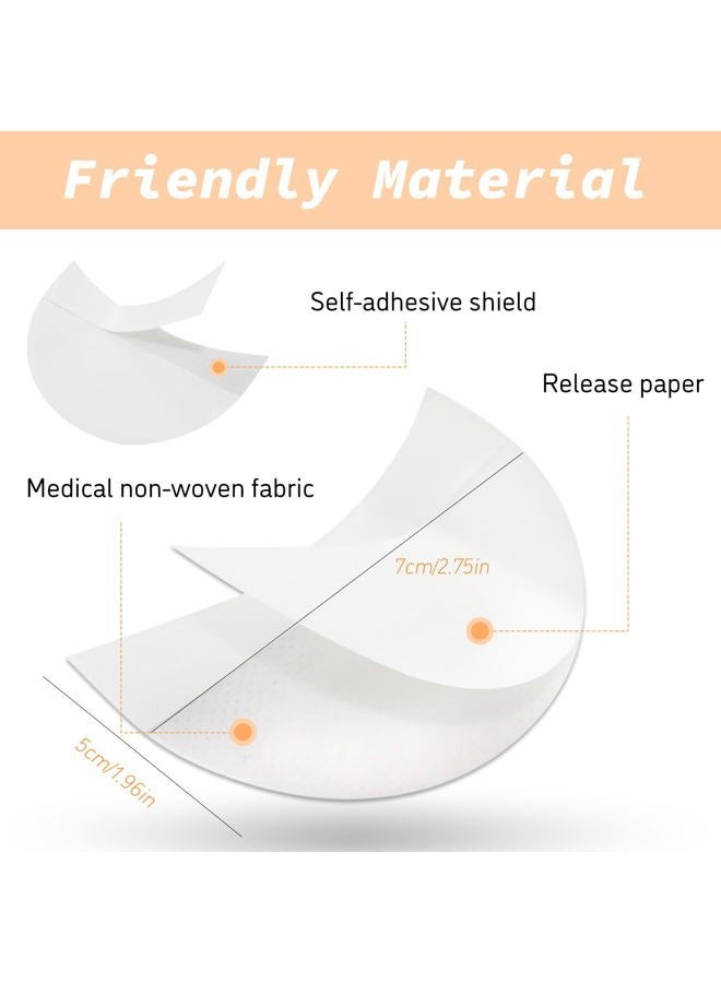 TORMEN 150pcs Eyeshadow Shields,Eyeshadow Stencils Pads, Lint Free Under Eye Patches Prevent Fallout and Residue for Makeup, Eyelash Extensions, Eyeliner, Lip and Tinting Makeup - Image 2