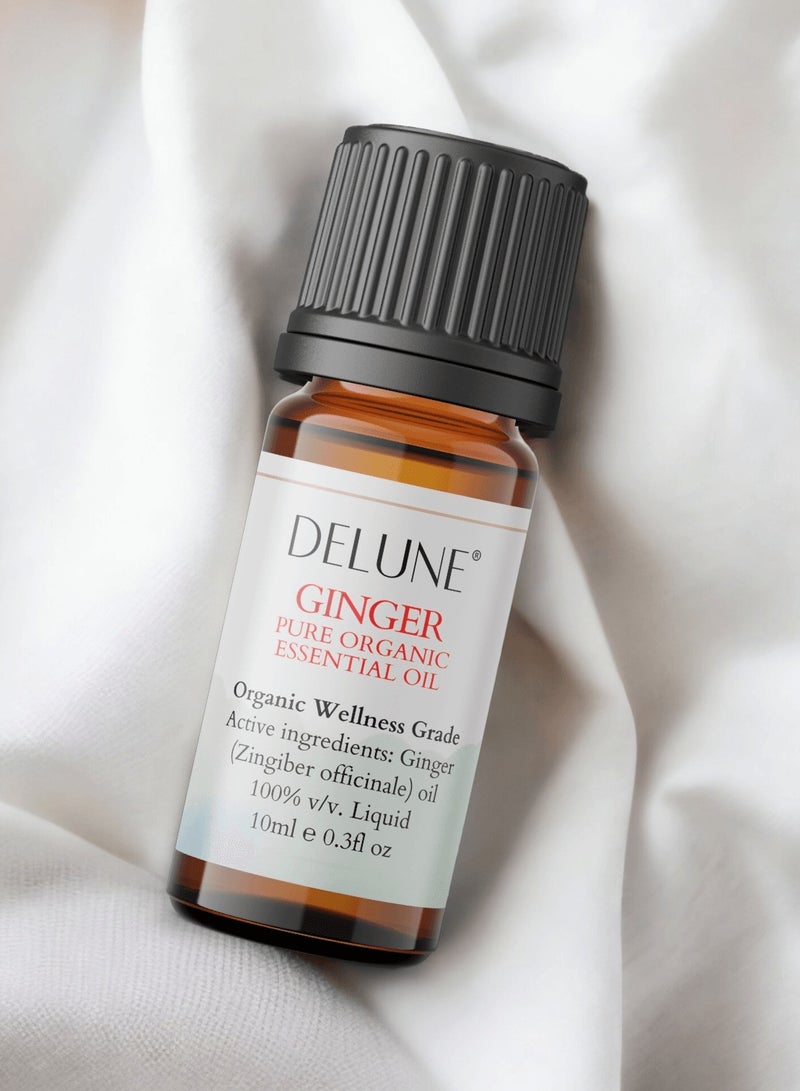 Delune Ginger Organic Wellness Grade Essential Oil - Image 4