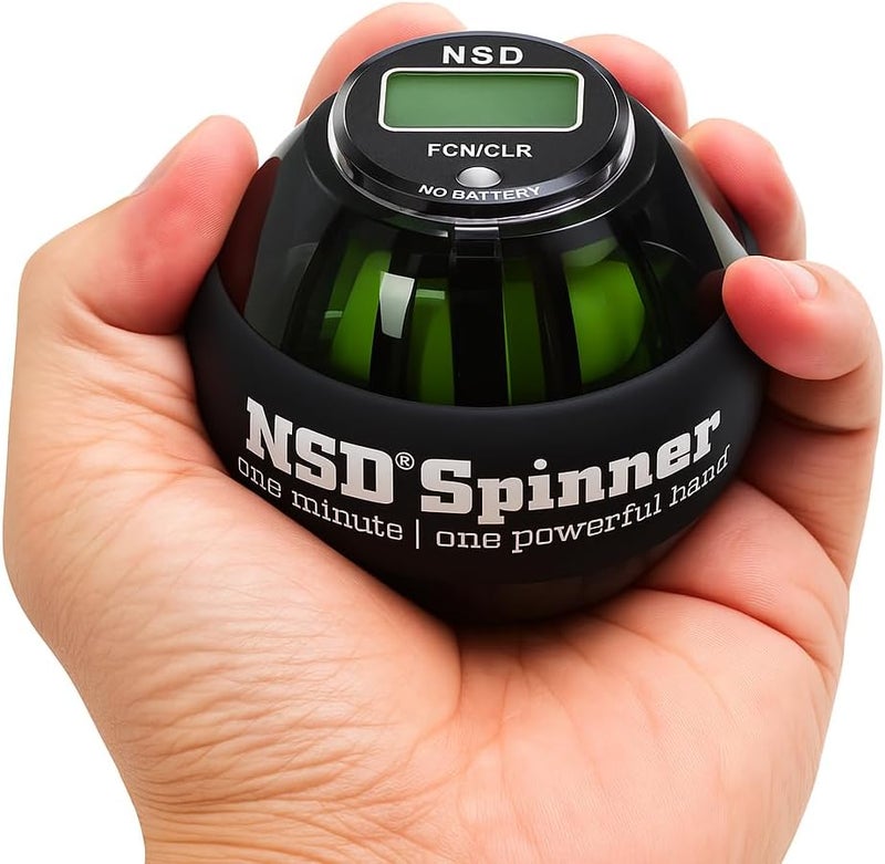 NSD Power AutoStart Spinner Gyroscopic Wrist and Forearm Exerciser with Digital LCD Counter - Image 3