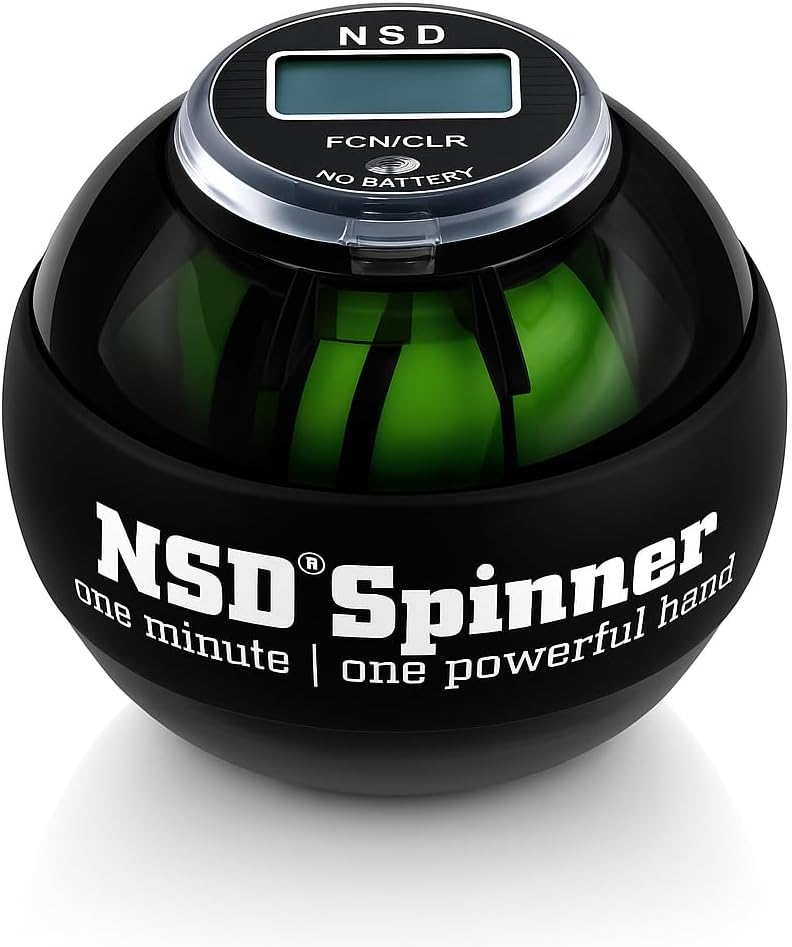 NSD Power AutoStart Spinner Gyroscopic Wrist and Forearm Exerciser with Digital LCD Counter - Image 4