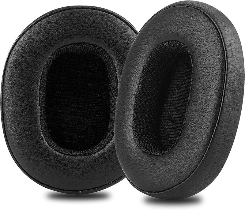 Street27® Extra Thick Earpad Cushions Compatible with Skullcandy Crusher 3 / Hesh 3 / ANC/Crusher Wireless/Evo Headphones, Protein Leather & Soft Memory Foam Ear Pads for Headphone - Black - Image 1