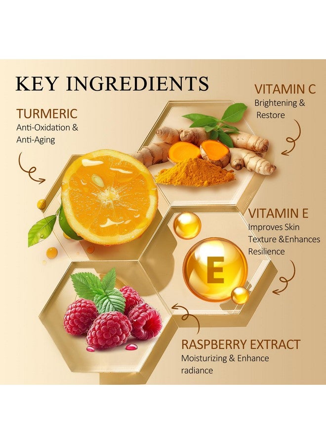 SHVYOG Vitamin C Turmeric Face Oil, Skin Moisturizing, Firming Vitamin C Oil, Turmeric Oil for Dry Skin, Wrinkles, and Uneven Skin Tone, Anti-Aging Care 1 Fl Oz - Image 3