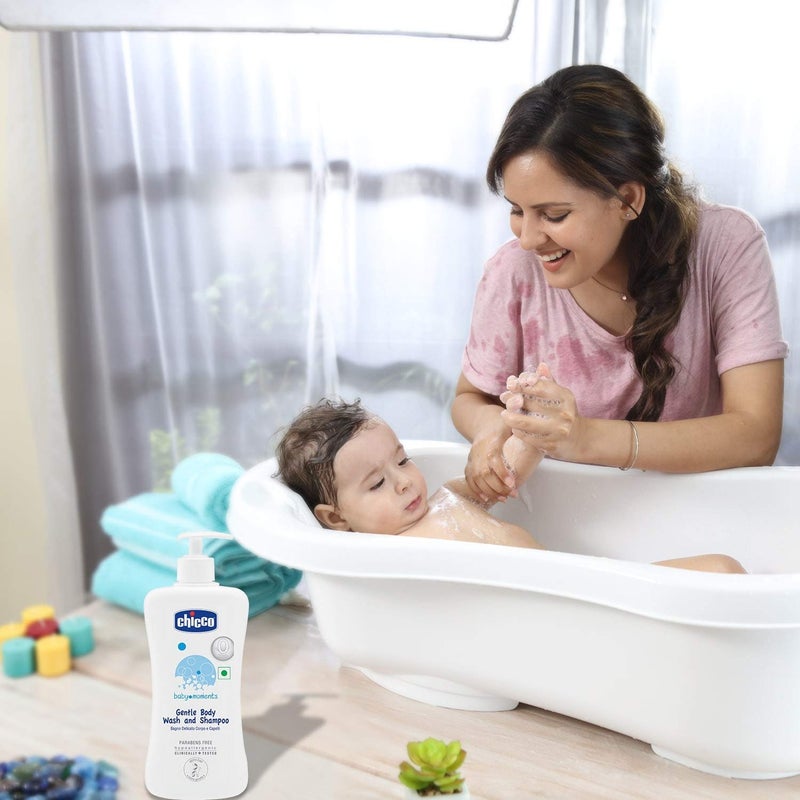 Chicco Baby Moments Gentle Body Wash And Shampoo (500Ml) - Image 4