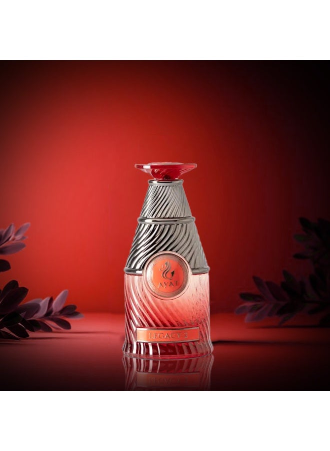 Ayat Perfumes Legacy 2 Eau de Parfum – 100ml – Unisex Floral Perfume - Image 3