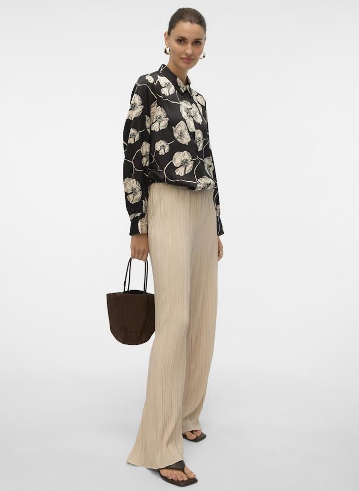 فيرو مودا بنطال واسع بخصر مرتفع في إم أورورا - Image 3