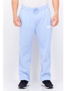 CROSSHATCH Men Regular Fit Brand Logo Jogger Pants, Light Blue  - Image 1