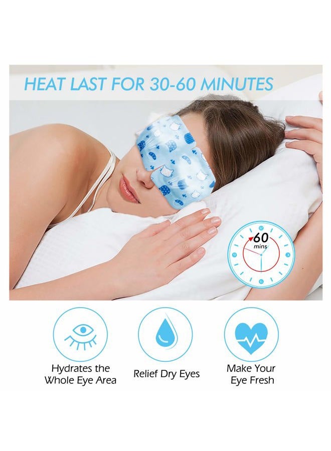 Jekeno Steam Eye Mask, 16 Packs Eye Masks for Dry Eyes, 40-60 Minutes Self Moist Warm Compress Heated Disposable Mask for Sleep, Spa Relaxing Trip Gifts, Travel Essentials for Women Men - Image 3
