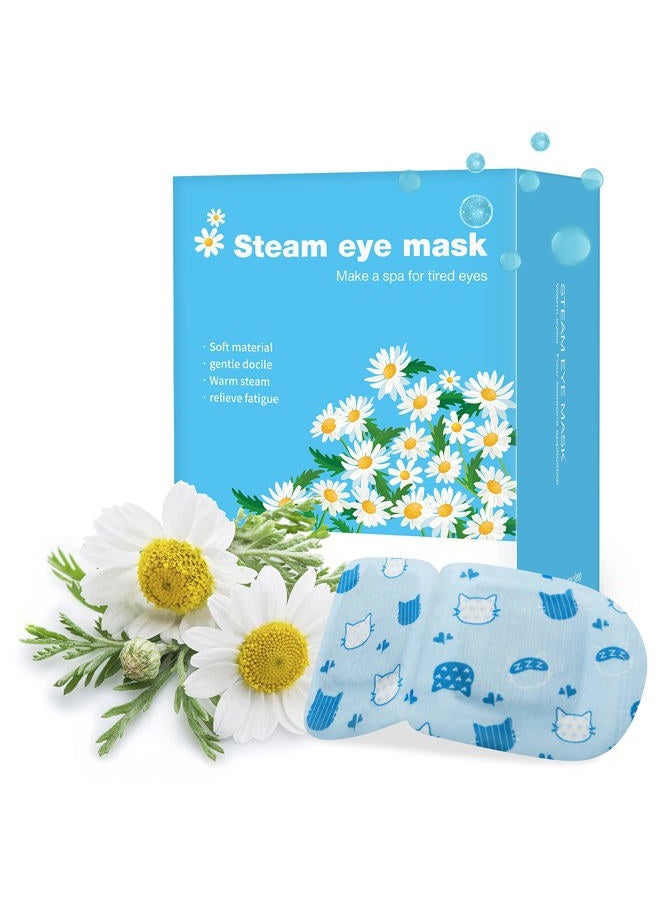 Jekeno Steam Eye Mask, 16 Packs Eye Masks for Dry Eyes, 40-60 Minutes Self Moist Warm Compress Heated Disposable Mask for Sleep, Spa Relaxing Trip Gifts, Travel Essentials for Women Men - Image 1