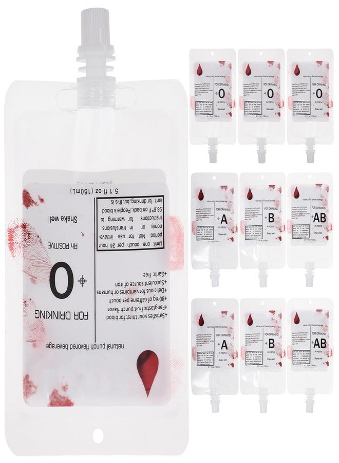 BESTOYARD Vampire Drink Pouches 5.9X3.9 Inch Reusable 150Ml Iv Style Cups for Halloween Party Festival Gathering Decoration - Image 1