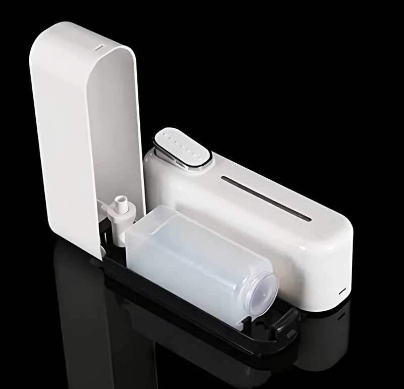 Carnival ABS Wall Mounted Manual Soap Dispenser 350ml Liquid, Soap, Lotion, Shampoo, Conditioner Dispenser for Bathroom,Kitchen and Washbasin(White ABS) - Image 5