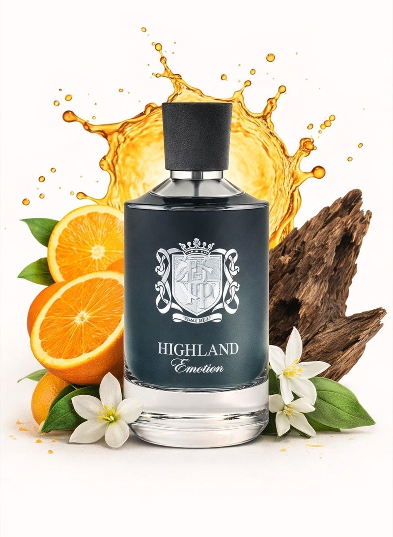 Linea De Bella Highland Emotion Long Lasting Perfume for Men 100ml | Woody & Oriental Men’s Perfume – Premium EDP - Image 1