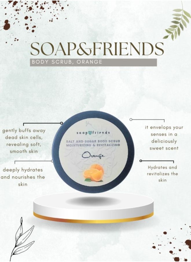 Soap&Friends - Orange Body Scrub by Soap&Friends-200ml - Image 1
