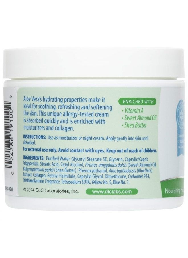 De La Cruz - Aloe Vera Face Moisturizer - Natural Aloe Cream for Face, Hands and Body, 4 OZ - Image 1