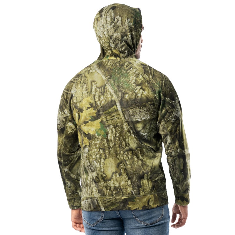 Realtree Men's Performance Bonded Fleece Zip Hoodie, Realtree APX, Large - Image 5