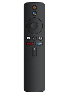 Generic Silicone Case Cover For Xiaomi TV Remote,Compatible with Mi Box S Mi TV S Protective case,Non-slip Shockproof washableand Soft Silicone CaseTV remote control case (Black)  - Image 1