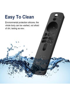 Generic Silicone Case Cover For Xiaomi TV Remote,Compatible with Mi Box S Mi TV S Protective case,Non-slip Shockproof washableand Soft Silicone CaseTV remote control case (Black)  - Image 3