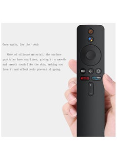 Generic Silicone Case Cover For Xiaomi TV Remote,Compatible with Mi Box S Mi TV S Protective case,Non-slip Shockproof washableand Soft Silicone CaseTV remote control case (Black)  - Image 4