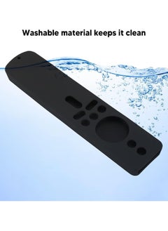 Generic Silicone Case Cover For Xiaomi TV Remote,Compatible with Mi Box S Mi TV S Protective case,Non-slip Shockproof washableand Soft Silicone CaseTV remote control case (Black)  - Image 5