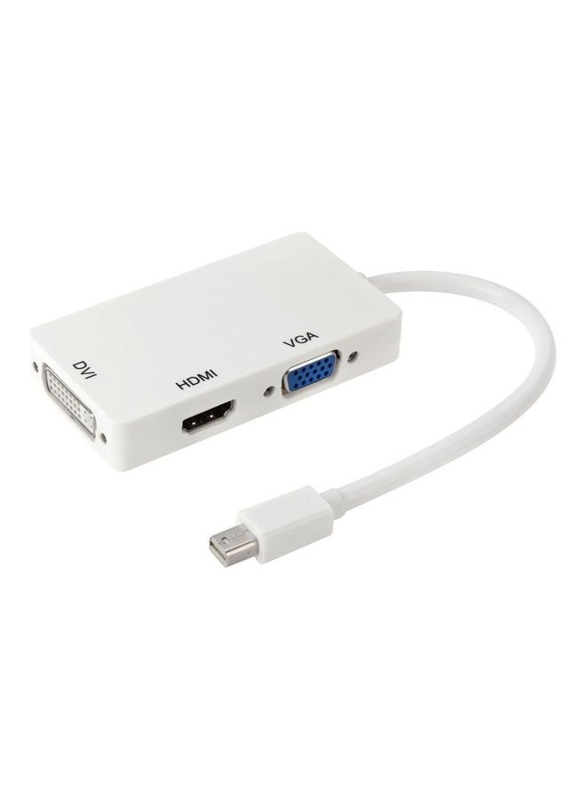 كابل محول Mini DisplayPort ذكر إلى HDMI/VGA/DVI أنثى - Image 1