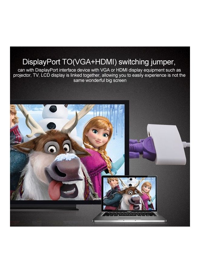 كابل محول Mini DisplayPort ذكر إلى HDMI/VGA/DVI أنثى - Image 5