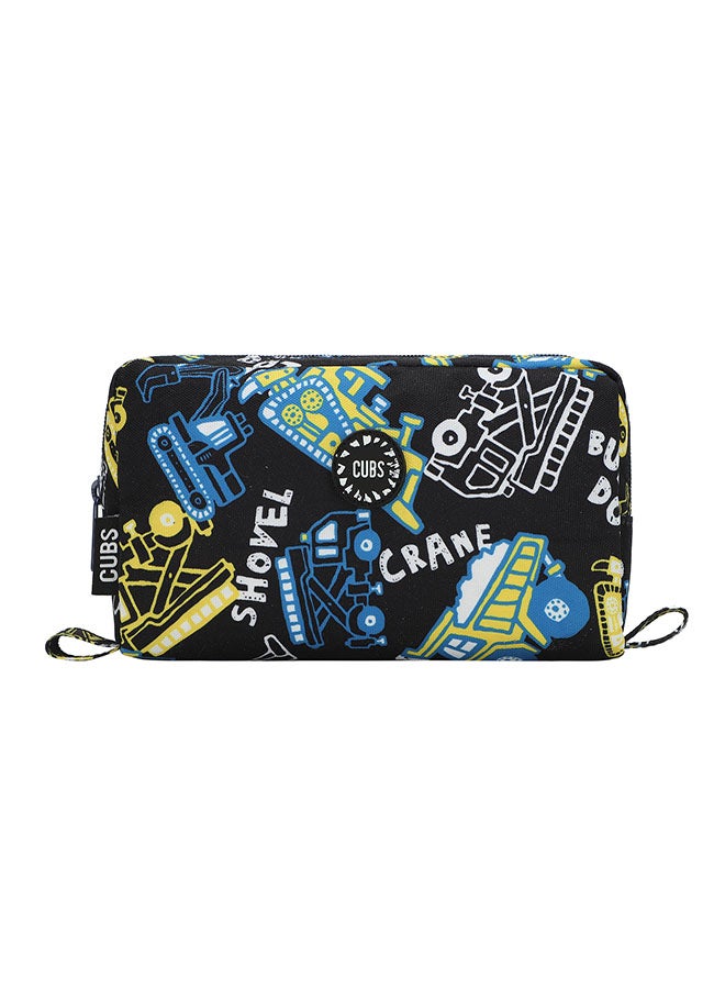 CUBS Cranes Print Waterproof pencil case pouch with zip closure - Image 1