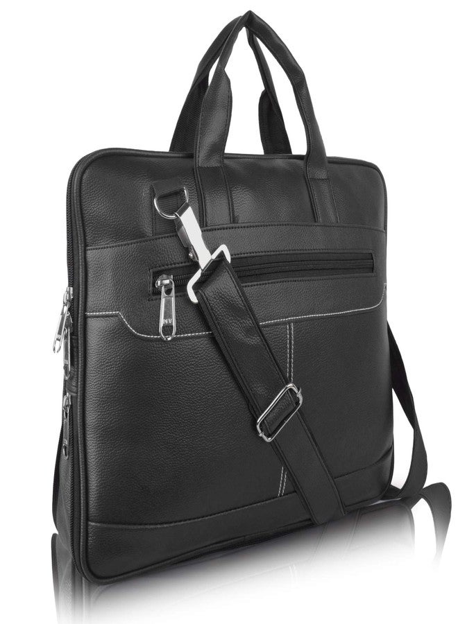 ROLEXO Synthetic Leather Laptop 15.6 INCH Briefcase Messenger Bag/Casual Top Handle Crossbody Office Bag For Men & Boy - Image 1