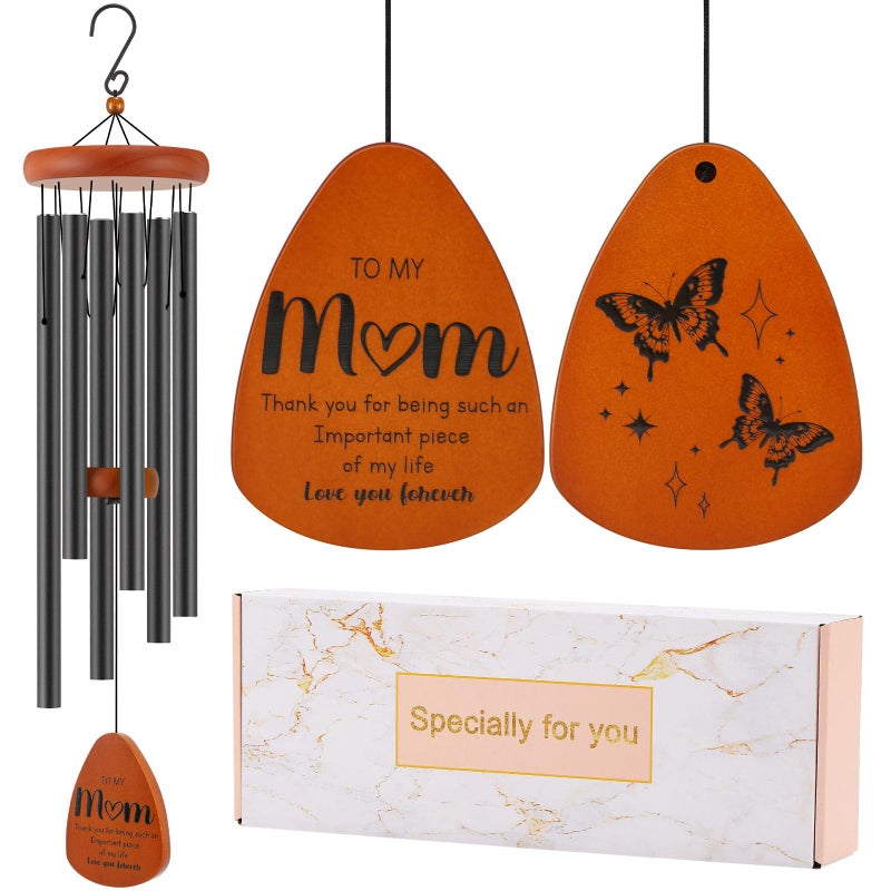 Oprever Gifts for Mom, Birthday Gifts for Mom from Daughter Son, Mother Gift for Birthday, Mothers Day, Thanksgiving, Christmas, Valentines Day, 32 Inch Wind Chimes Gift for Home Decor - Image 1