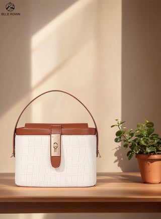 Crocodile Brown and White