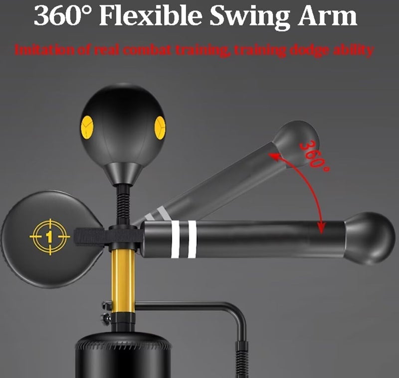 PROFFIX Punching Bag with Stand, Boxing Bag for Teens & Adults - Height Adjustable - Speed Bag for Training, Boxing Equipment, Stress Relief & Fitness (Kids Boxing Trainer) - Image 2