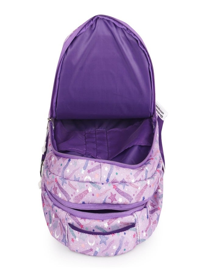 Half Moon Astro School Bag for Class 5-12 | Spacious Backpack for Girls Boys 10 12 13-14 to 19 Years Old | Stylish Trendy College Bags with Multiple Compartments & Small Pockets Inside (Pink) - Image 5