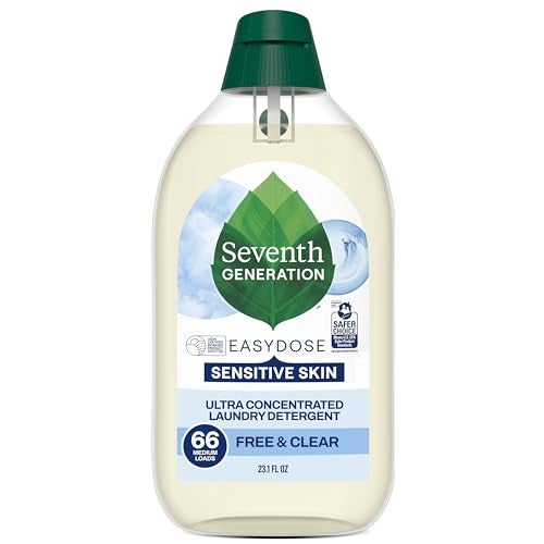 Seventh Generation EasyDose Laundry Detergent Ultra Concentrated 66 Loads Free  Clear Designed for Sensitive Skin 231 Fl Oz - Image 1