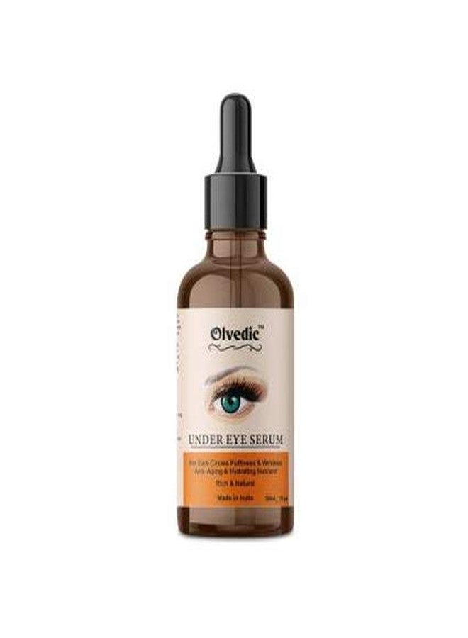 Olvedic 100% Pure Acid Hydra Boost Under Eye Recovery Serum, Reduces Dark Circles, Puffiness & Wrinkles-(30 ml) - Image 1
