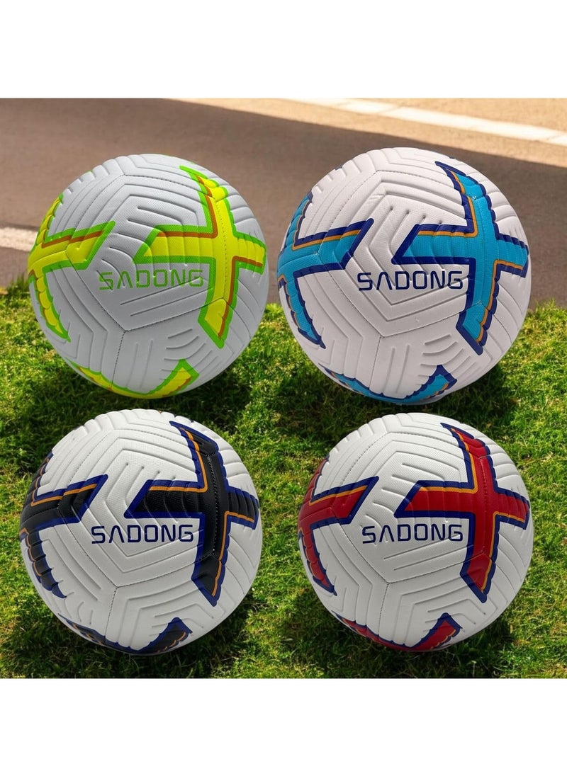 SportQ SportQ Professional Soccer Training Ball Size 5, Indoor Outdoor Soccer Training Ball for Soccer Players, Youth Soccer Fans, Training Competitions, Universal Ball  - Image 3