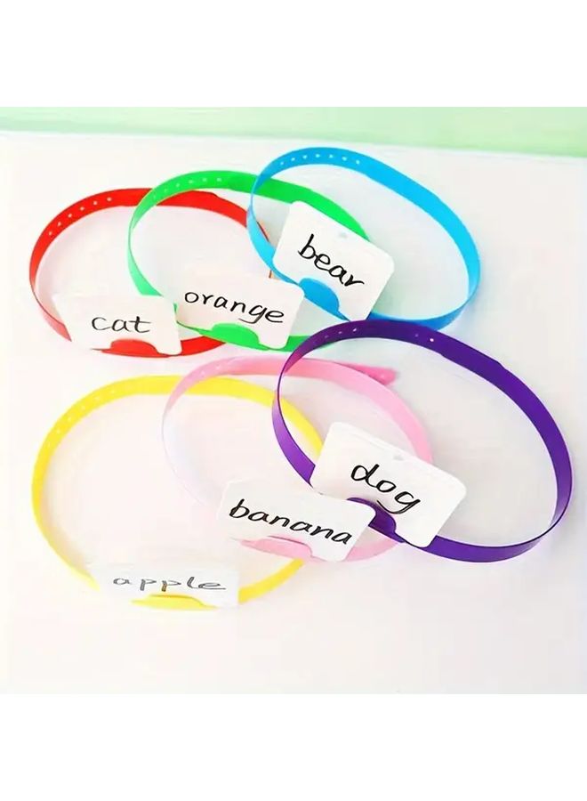 4 Green Adjustable Plastic Headbands for Classroom Games Party Activities - Image 3