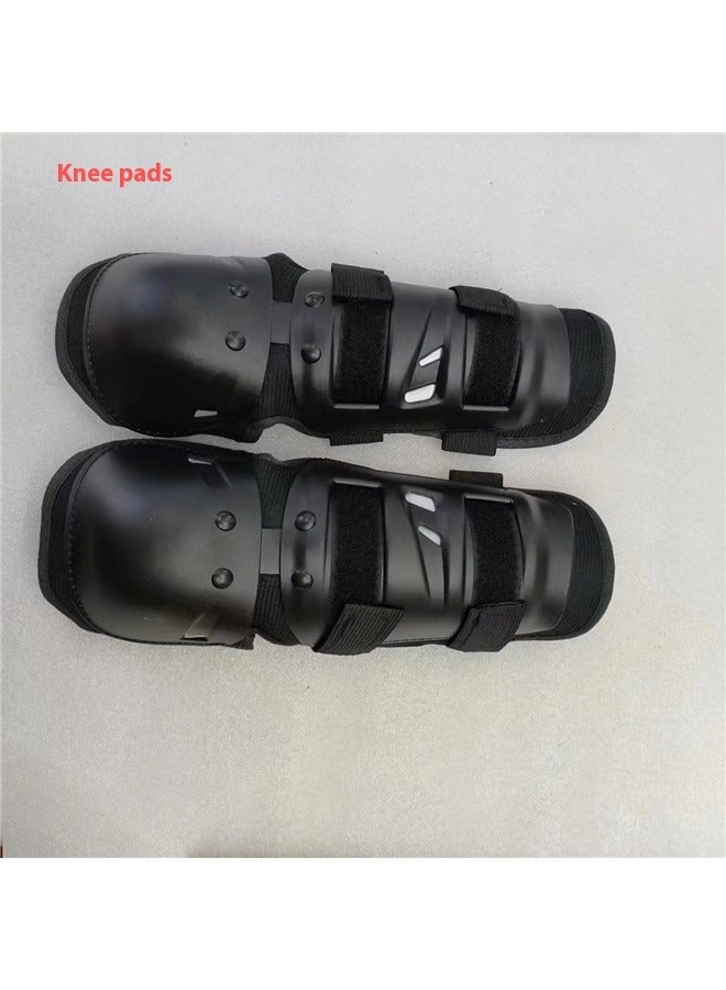 Generic Knee Shin Guards Adult Knee Pads Protector Flexible Breathable Adjustable Elbow Armor for Motorcycle Motocross Racing Mountain Bike, 4 Pieces - Image 5