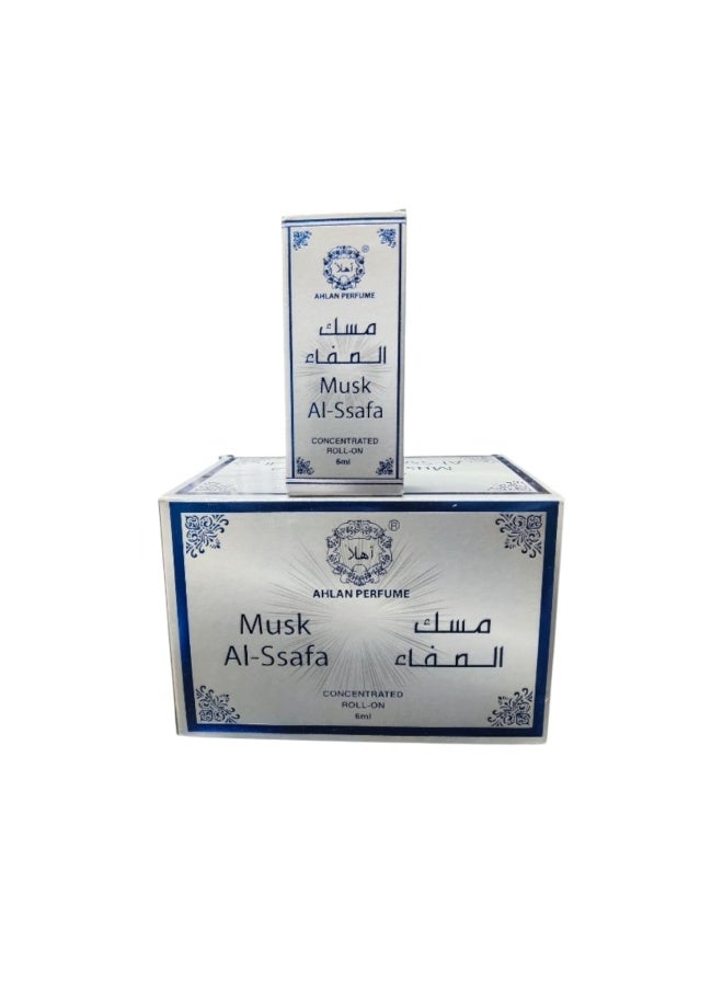 عطر مسك الصفاء رول6مل12قطعة