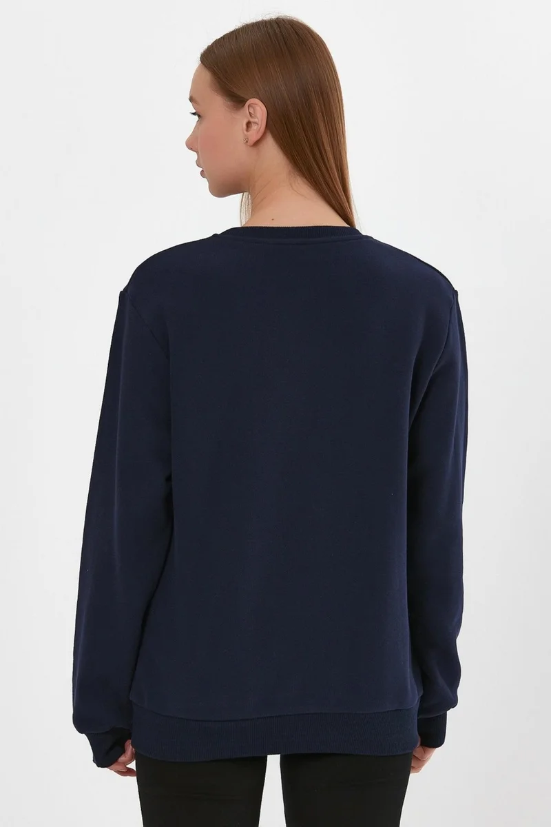 الكسندر جاردي Printed Ribbed Sweatshirt (E22-75600)